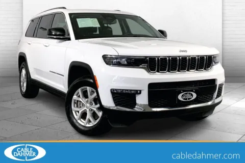 White 2023 Jeep Grand Cherokee L Limited for sale in Kansas City, MO