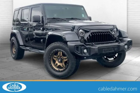 Black 2014 Jeep Wrangler Unlimited Dragon Edition for sale in Kansas City, MO