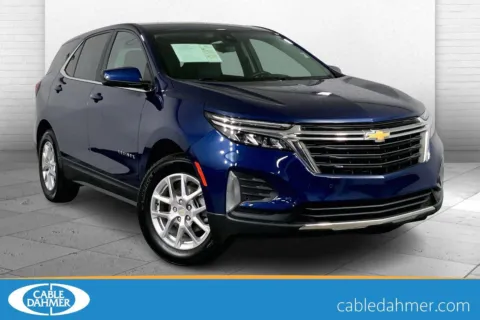 Blue 2022 Chevrolet Equinox LT for sale in Kansas City, MO