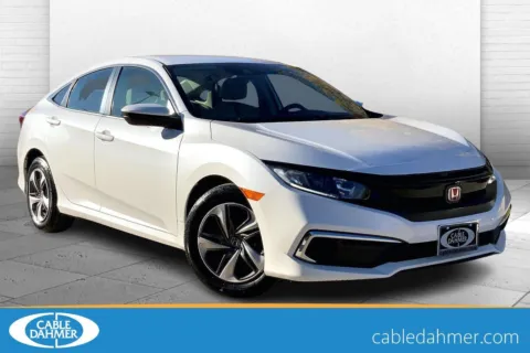 Beige 2020 Honda Civic Sedan LX for sale in Kansas City, MO