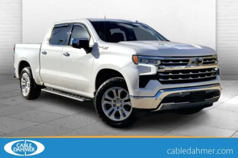 White 2022 Chevrolet Silverado 1500 LTZ for sale in Kansas City, MO