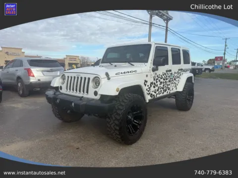 White 2012 Jeep Wrangler Unlimited Sahara Sport Utility 4D for sale in Chillicothe, OH