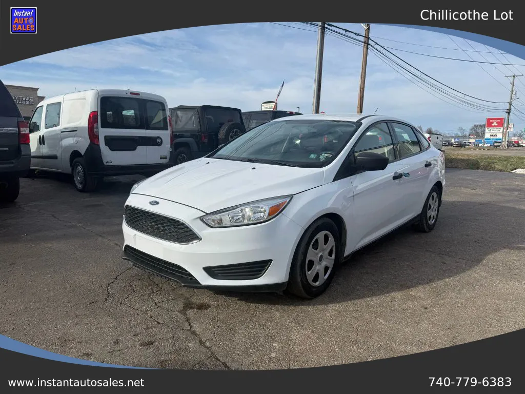 White 2018 Ford Focus S Sedan 4D for sale in Chillicothe, OH