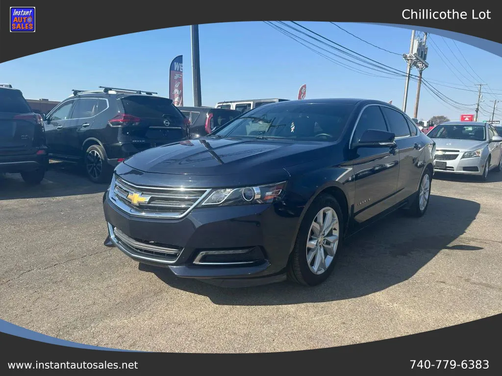 Blue 2018 Chevrolet Impala LT Sedan 4D for sale in Chillicothe, OH