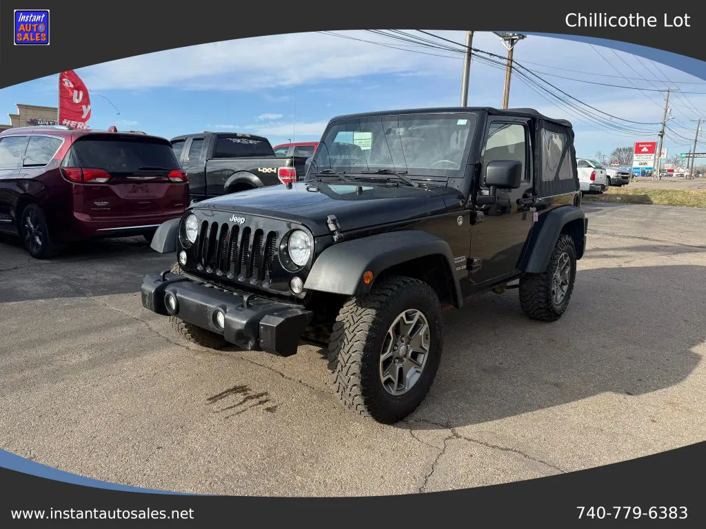 Black 2015 Jeep Wrangler Sport S Sport Utility 2D for sale in Chillicothe, OH