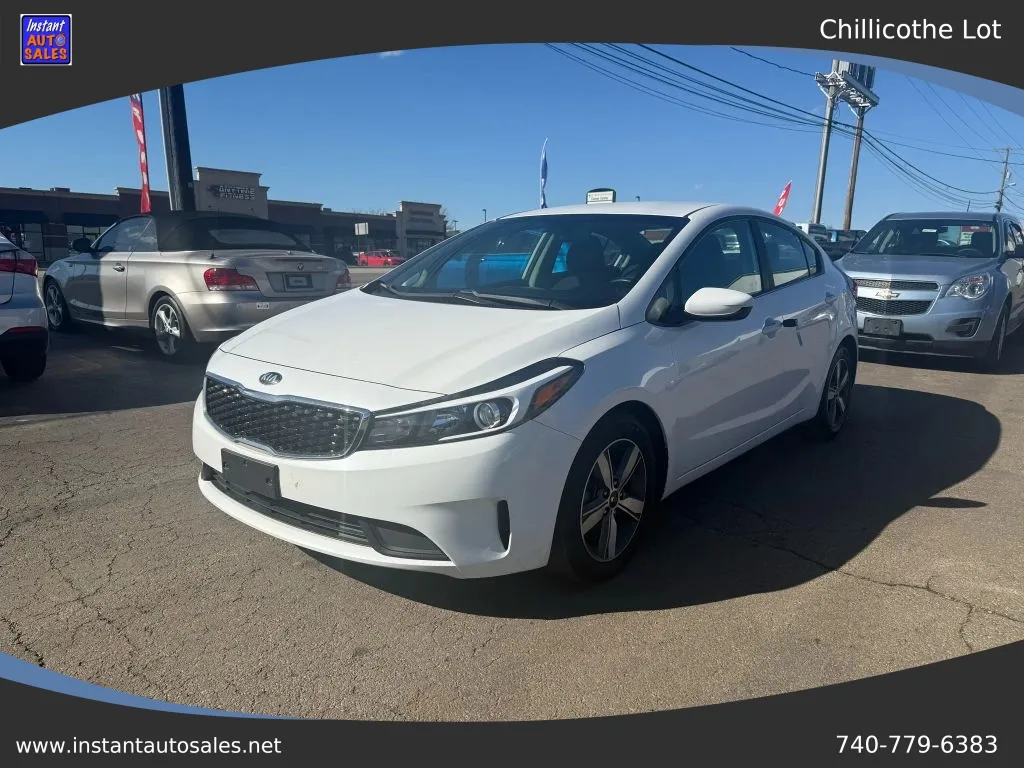 White 2018 Kia Forte LX Sedan 4D for sale in Chillicothe, OH