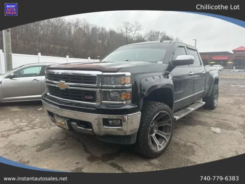 Black 2014 Chevrolet Silverado 1500 Crew Cab LTZ Pickup 4D 6 1/2 ft for sale in Chillicothe, OH