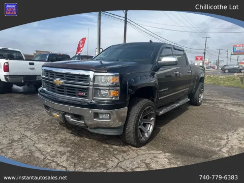 Black 2014 Chevrolet Silverado 1500 Crew Cab LTZ Pickup 4D 6 1/2 ft for sale in Chillicothe, OH