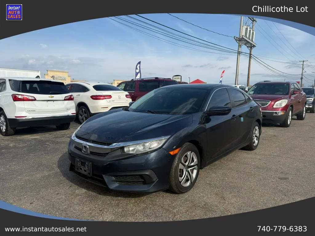 Blue 2016 Honda Civic LX Sedan 4D for sale in Chillicothe, OH