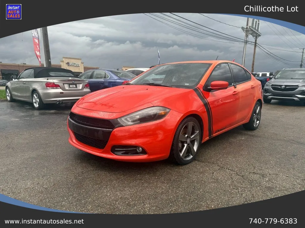 Orange 2015 Dodge Dart GT Sedan 4D for sale in Chillicothe, OH