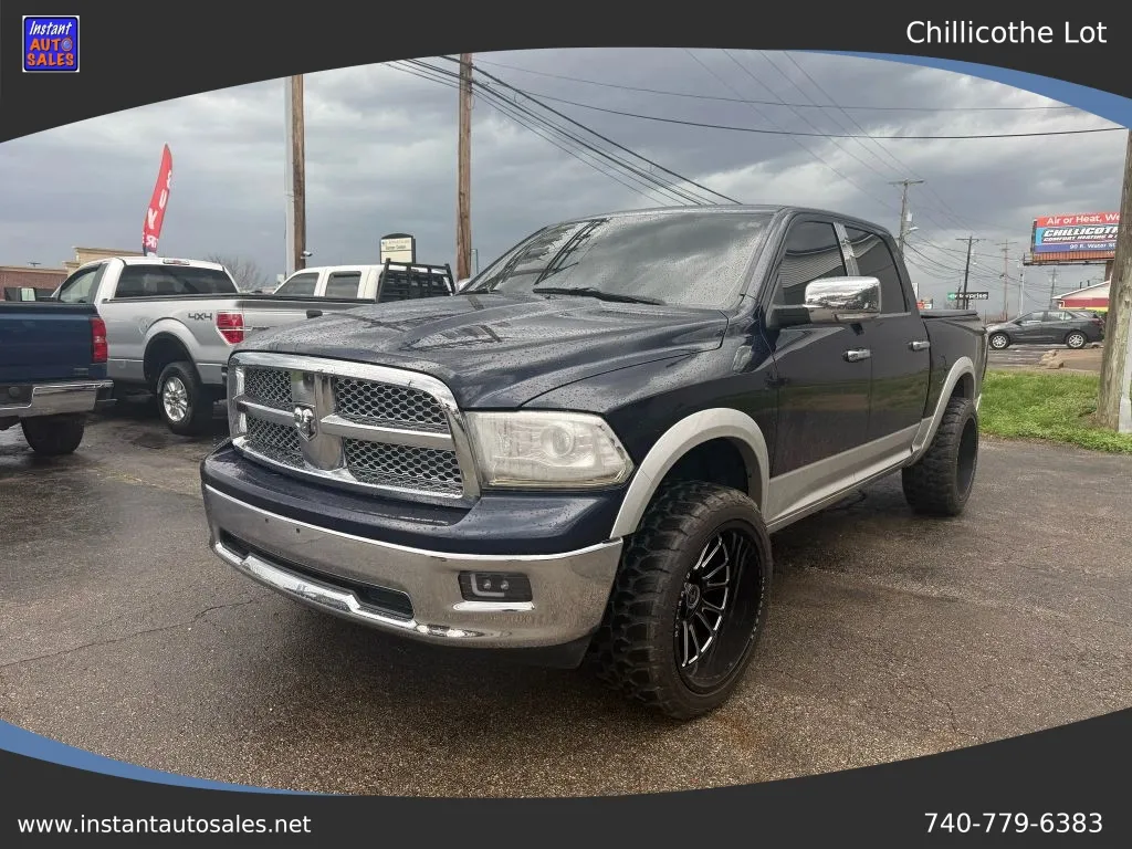 Blue 2012 Ram 1500 Crew Cab Laramie Pickup 4D 5 1/2 ft for sale in Chillicothe, OH