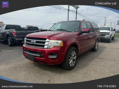 Red 2015 Ford Expedition EL Limited Sport Utility 4D for sale in Chillicothe, OH