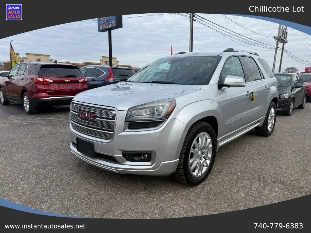 Silver 2016 GMC Acadia Denali Sport Utility 4D for sale in Chillicothe, OH