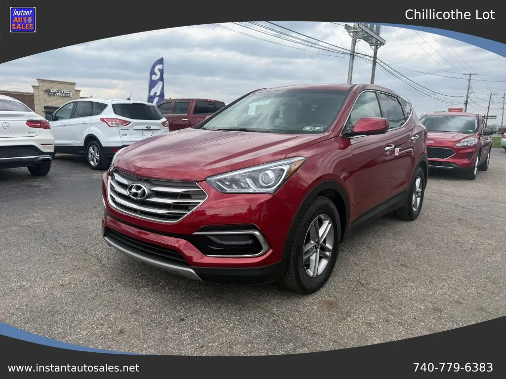 Red 2017 Hyundai Santa Fe Sport Sport Utility 4D for sale in Chillicothe, OH