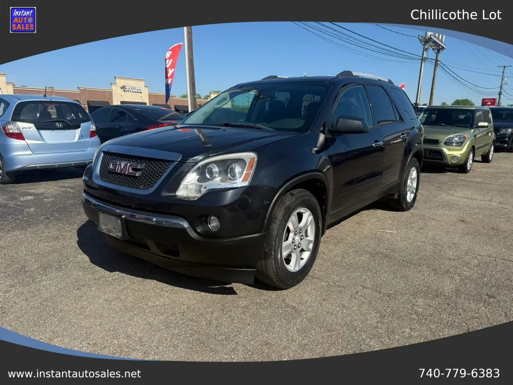 Black 2012 GMC Acadia SL Sport Utility 4D for sale in Chillicothe, OH