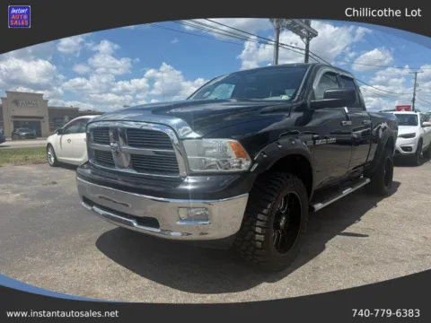 Black 2012 Ram 1500 Quad Cab Big Horn Pickup 4D 6 1/3 ft for sale in Chillicothe, OH
