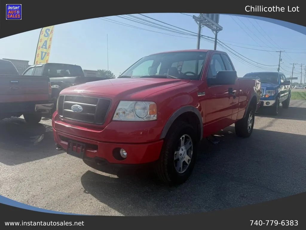 Red 2007 Ford F-150 Regular Cab FX4 Pickup 2D 6 1/2 ft for sale in Chillicothe, OH