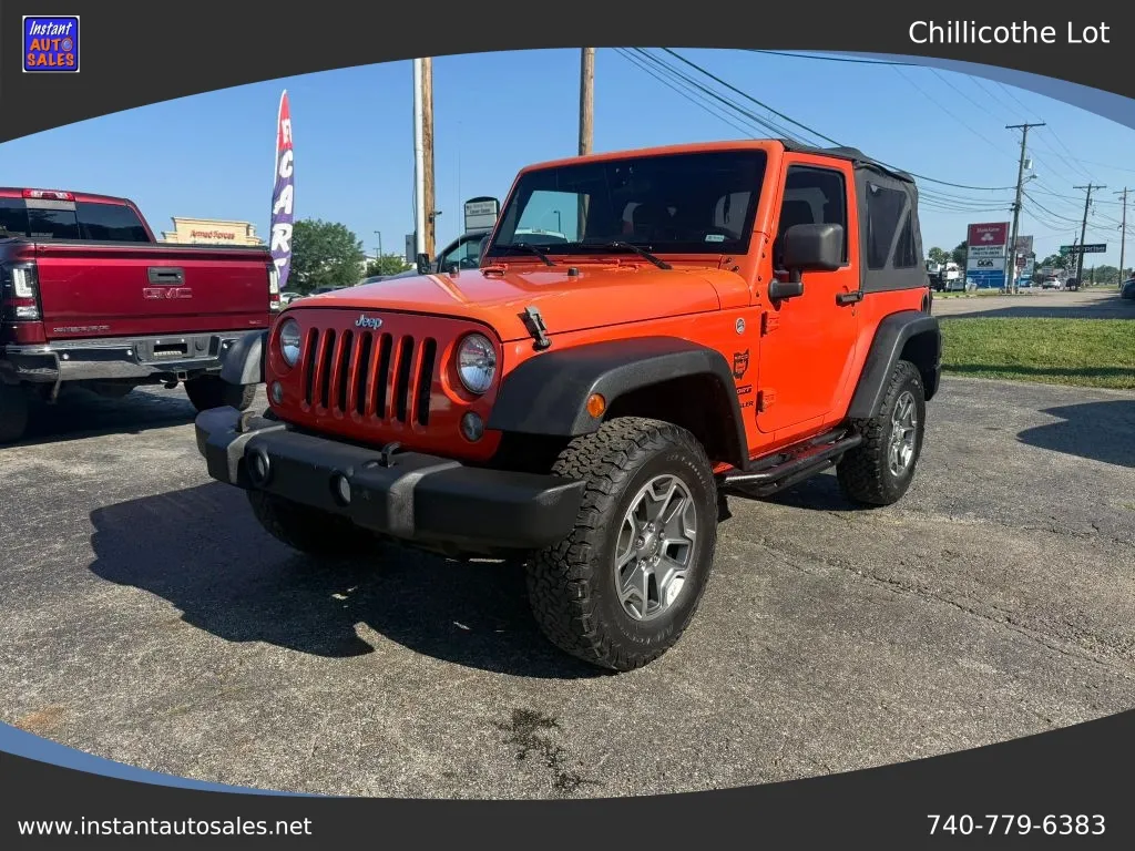 Orange 2015 Jeep Wrangler Sport SUV 2D for sale in Chillicothe, OH