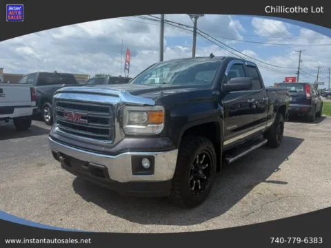 Black 2014 GMC Sierra 1500 Double Cab SLE Pickup 4D 6 1/2 ft for sale in Chillicothe, OH