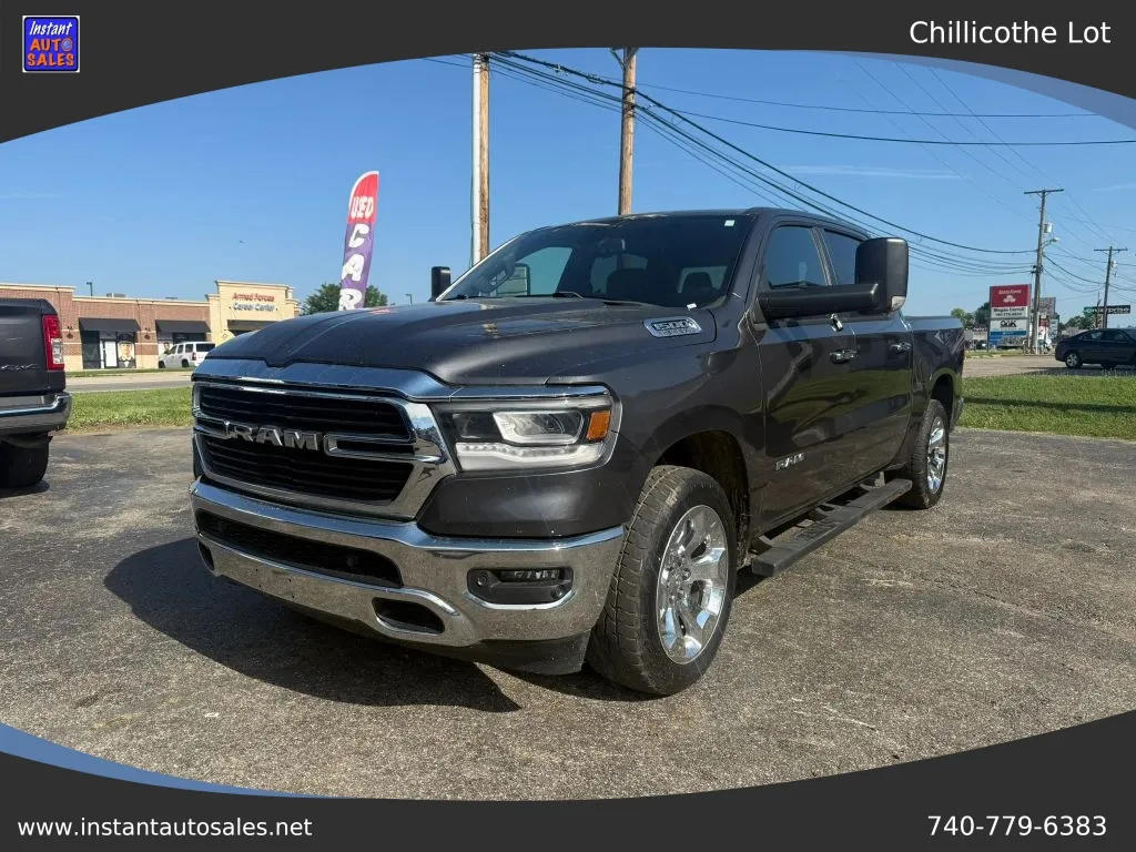 Gray 2019 Ram 1500 Crew Cab Big Horn Pickup 4D 5 1/2 ft for sale in Chillicothe, OH