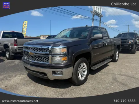 Gray 2014 Chevrolet Silverado 1500 Double Cab LT Pickup 4D 6 1/2 ft for sale in Chillicothe, OH