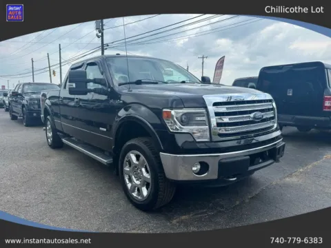Black 2013 Ford F-150 SuperCrew Cab XLT Pickup 4D 5 1/2 ft for sale in Chillicothe, OH