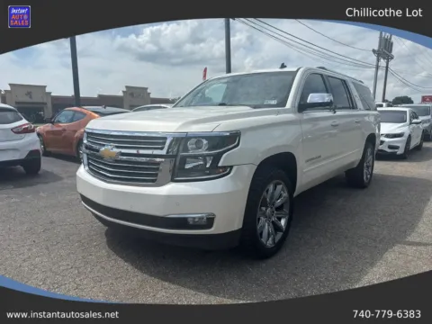 White 2015 Chevrolet Suburban LTZ Sport Utility 4D for sale in Chillicothe, OH