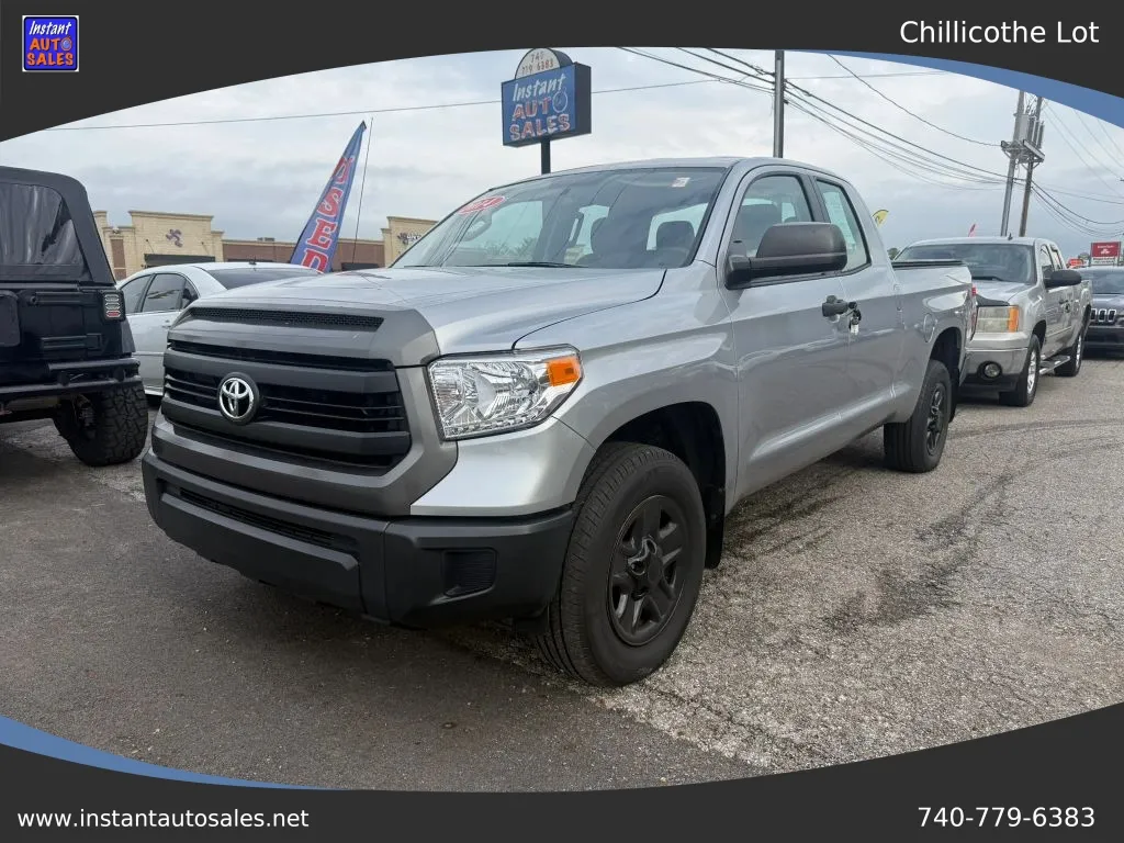 Silver 2014 Toyota Tundra Double Cab SR Pickup 4D 6 1/2 ft for sale in Chillicothe, OH