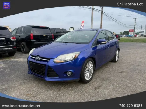 Blue 2014 Ford Focus Titanium Hatchback 4D for sale in Chillicothe, OH