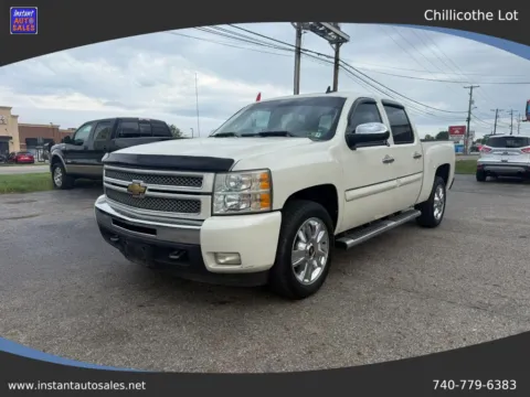 White 2013 Chevrolet Silverado 1500 Crew Cab LTZ Pickup 4D 5 3/4 ft for sale in Chillicothe, OH