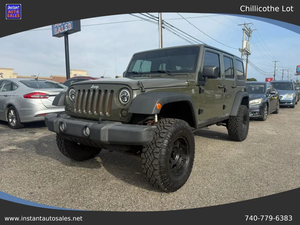 Green 2016 Jeep Wrangler Unlimited Sport SUV 4D for sale in Chillicothe, OH