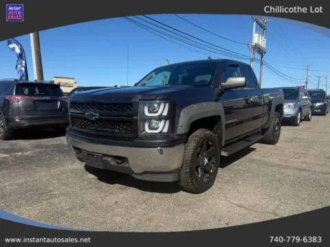 Blue 2014 Chevrolet Silverado 1500 Double Cab LT Pickup 4D 6 1/2 ft for sale in Chillicothe, OH