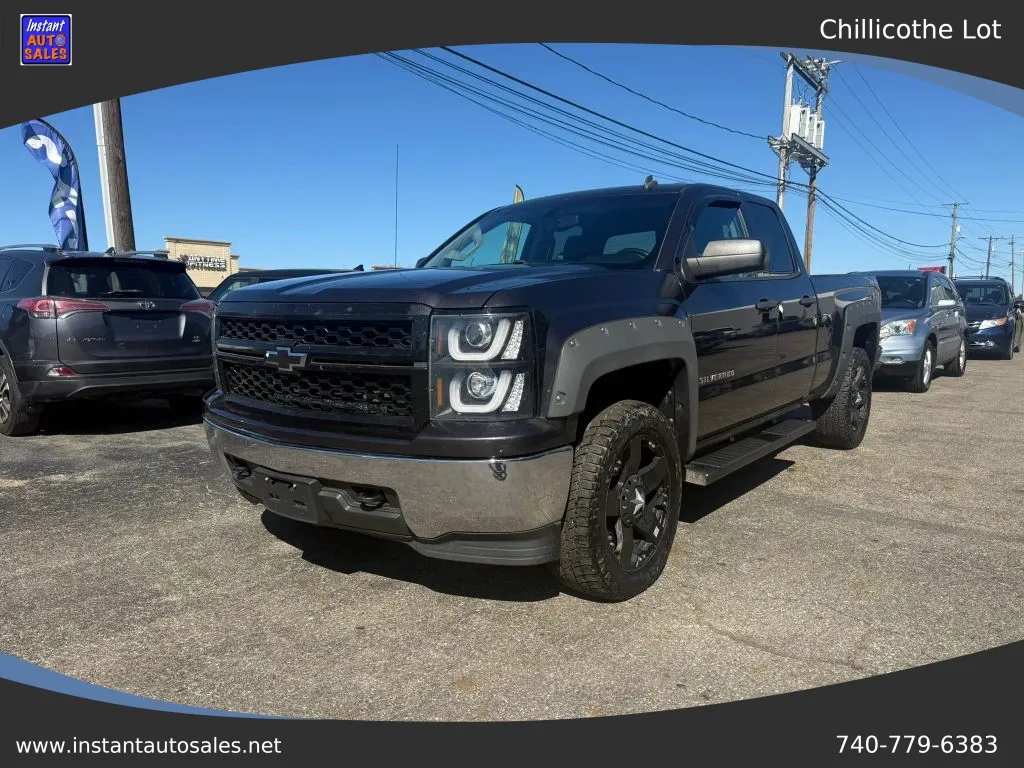 Blue 2014 Chevrolet Silverado 1500 Double Cab LT Pickup 4D 6 1/2 ft for sale in Chillicothe, OH