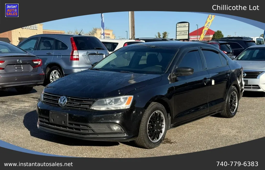 Black 2016 Volkswagen Jetta 1.4T S Sedan 4D for sale in Chillicothe, OH