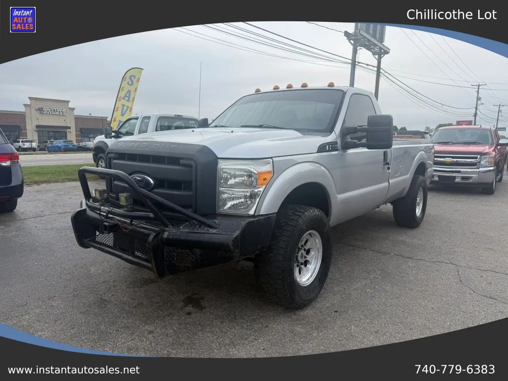 Silver 2012 Ford F250 Super Duty Regular Cab XL Pickup 2D 8 ft for sale in Chillicothe, OH
