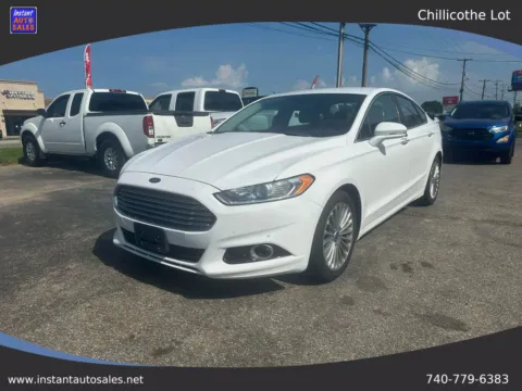 White 2016 Ford Fusion Titanium Sedan 4D for sale in Chillicothe, OH