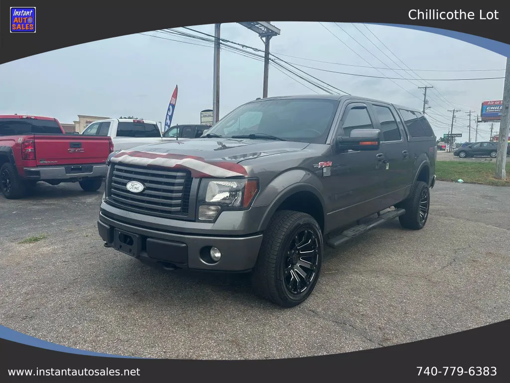 Gray 2012 Ford F-150 SuperCrew Cab FX4 Pickup 4D 5 1/2 ft for sale in Chillicothe, OH