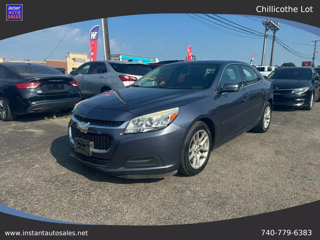 Blue 2015 Chevrolet Malibu LT Sedan 4D for sale in Chillicothe, OH