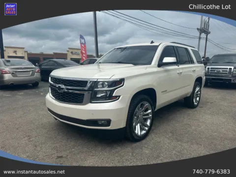 White 2015 Chevrolet Tahoe LT Sport Utility 4D for sale in Chillicothe, OH