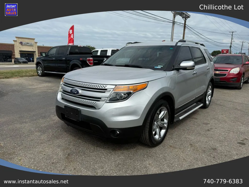 Silver 2013 Ford Explorer Limited Sport Utility 4D for sale in Chillicothe, OH