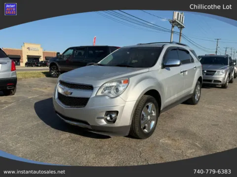 Silver 2014 Chevrolet Equinox LTZ Sport Utility 4D for sale in Chillicothe, OH