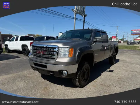 Gray 2012 GMC Sierra 2500 HD Crew Cab SLE Pickup 4D 6 1/2 ft for sale in Chillicothe, OH