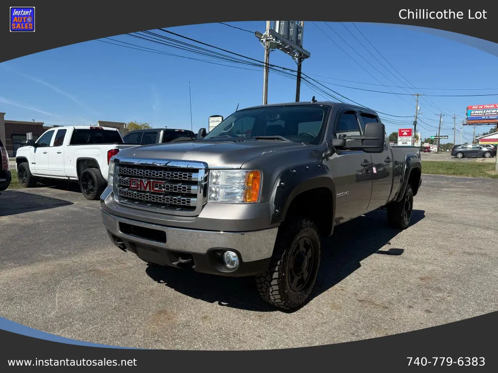 Gray 2012 GMC Sierra 2500 HD Crew Cab SLE Pickup 4D 6 1/2 ft for sale in Chillicothe, OH