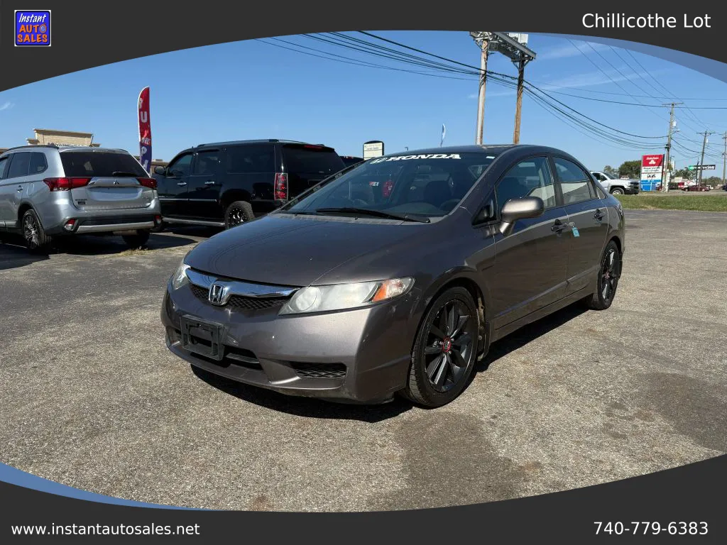 Silver 2009 Honda Civic LX-S Sedan 4D for sale in Chillicothe, OH