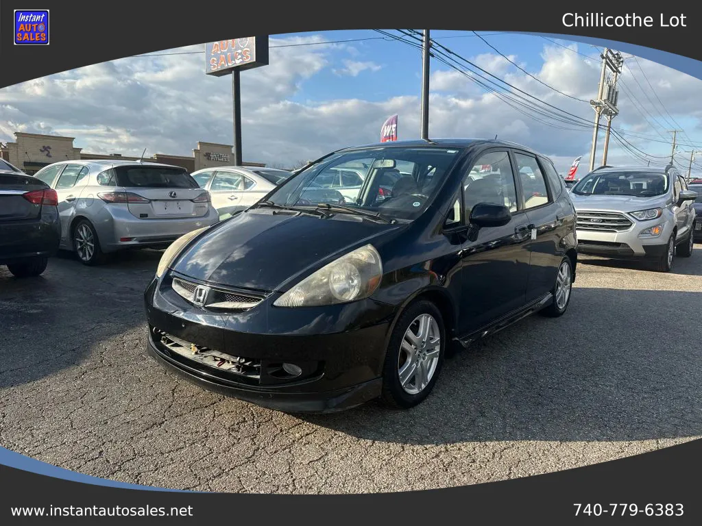 Black 2008 Honda Fit Sport Hatchback 4D for sale in Chillicothe, OH