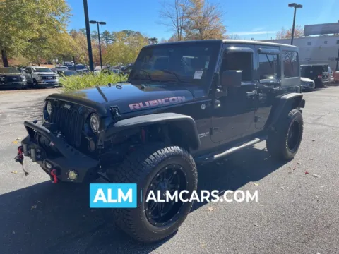 Black 2009 Jeep Wrangler Unlimited Rubicon for sale in Marietta, GA
