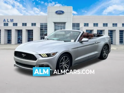 Silver 2015 Ford Mustang EcoBoost Premium for sale in Marietta, GA