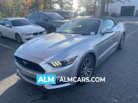 Silver 2015 Ford Mustang EcoBoost Premium for sale in Marietta, GA