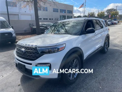 White 2022 Ford Explorer XLT for sale in Marietta, GA