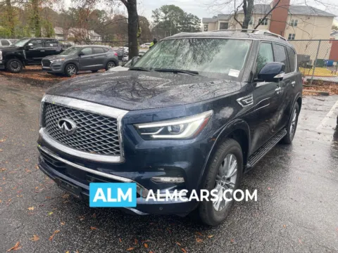 Blue 2021 INFINITI QX80 LUXE for sale in Marietta, GA